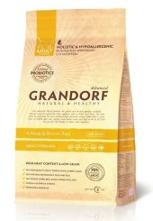 Grandorf Adult Sterilised сухой корм для стерилизованных кошек 4 вида мяса с пробиотиком 400 гр. 